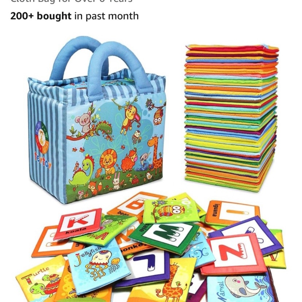 Vibrant Learning Blocks Set with Carry Bag